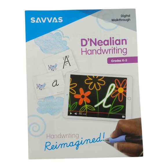 D'Nealian Handwriting Grade K Teacher's Edition Student Manuscripts Pencils NEW - Picture 16 of 16